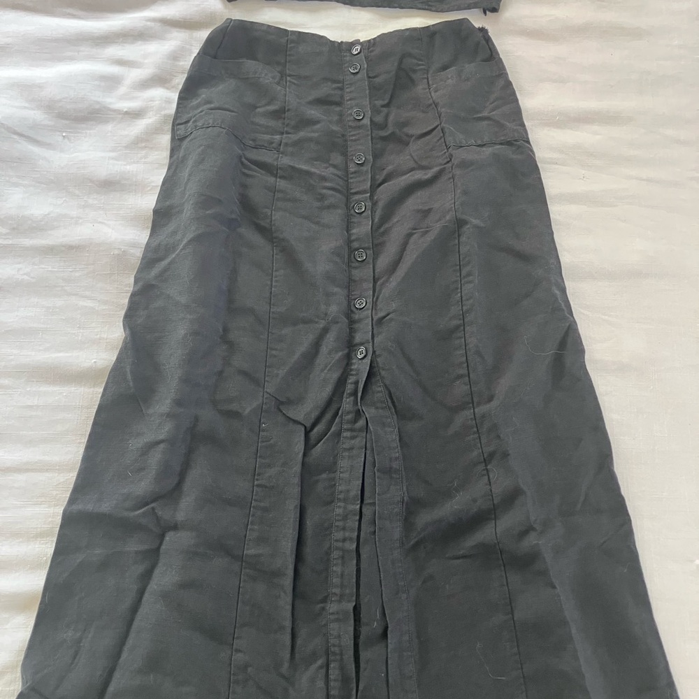 Reformation Elegant Black Buttoned Ensemble - image 2